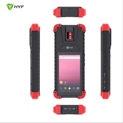 Tablet robusto biométrico de 5'' IP65, Tablet Android à prova d'água com Iris para registro de SIM for sale at factory direct price