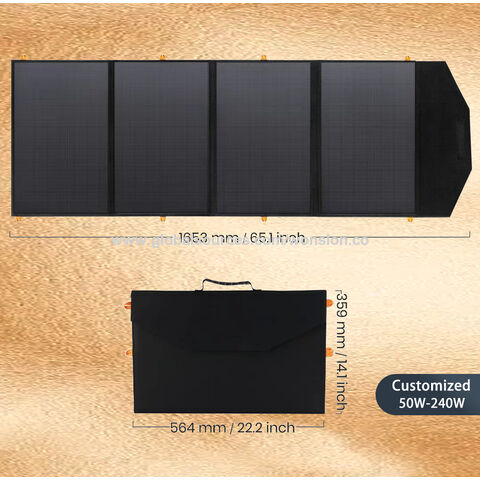 Solar Panels All Black 35W-400W 50W 150W 160W 275W Portable Panel