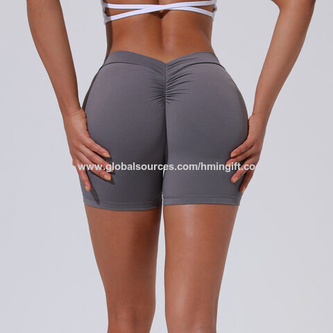 Summer Women Scrunch Back Shorts Yoga Gym Fitness Butt Lift Booty Mini Hot  Pants