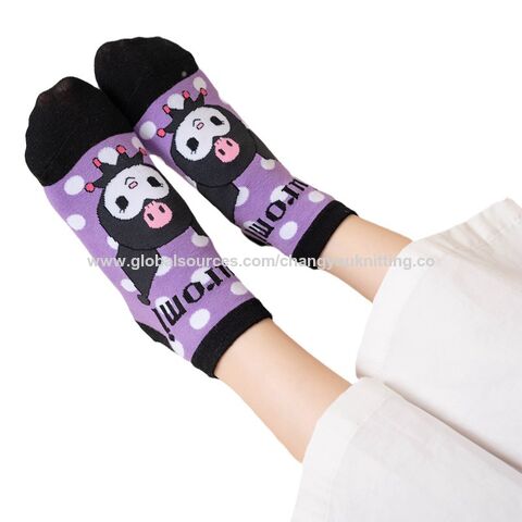 1 Pair Women Girls Korean Fashion Dots Ankle Socks Antislip Silk