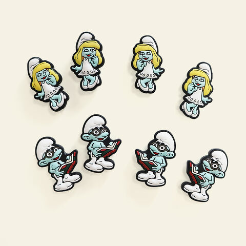 Wholesale Silicone Focal Beads Smurf Food Grade Soft Loose Bead