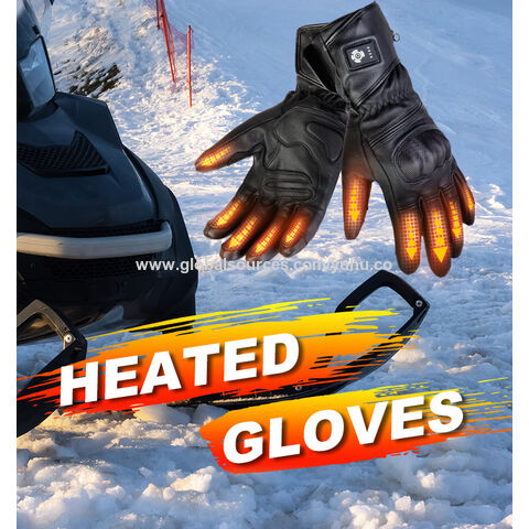 Comprar Guantes de esquí para Snowboard con calefacción eléctrica, manoplas  para nieve a prueba de viento, impermeables, para hombre y mujer, guantes  de esquí para Snowboard