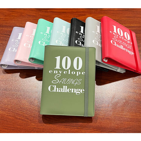 Achetez en gros 100 Enveloppe Challenge Binder Enregistrer Défi
