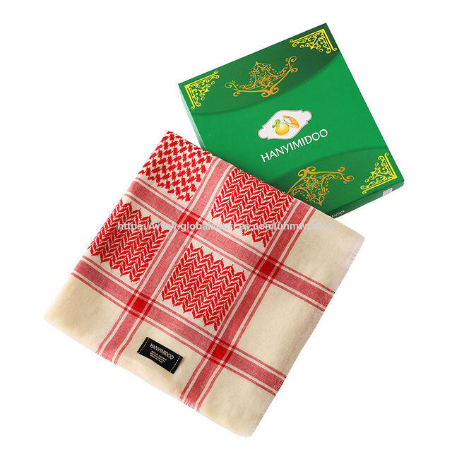 Pañuelo Hiyab Musulmán para Hombre, Chal Islámico, Cinta para la Cabeza, Arabia Saudita, Dubái, Accesorios Islámicos Tradicionales, Pañuelo para la Cabeza Masculino, Ropa de Oración