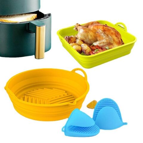 Air Fryer Silicone Liners - Reusable Non-stick Air Fryer Silicone