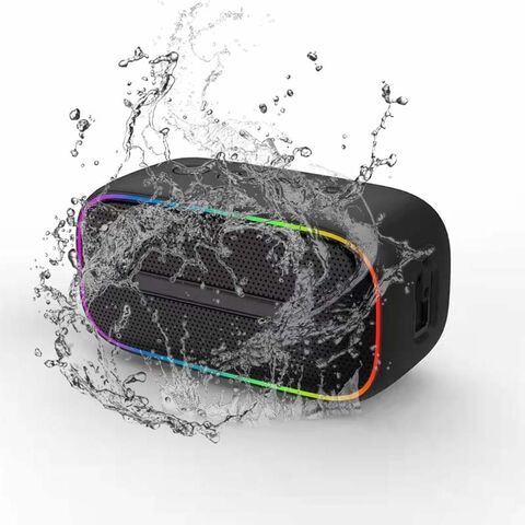 Altavoz Bluetooth Inalámbrico Q40 IPX7 Impermeable Sonido Estéreo, Altavoz Portátil TWS con TF, AUX, Graves