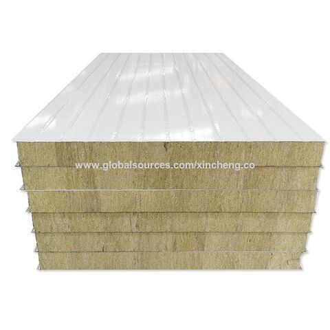 Construction High Density Fireproof Insulation Rock Wool Board - China Rock  Wool, Rock Wool Panel