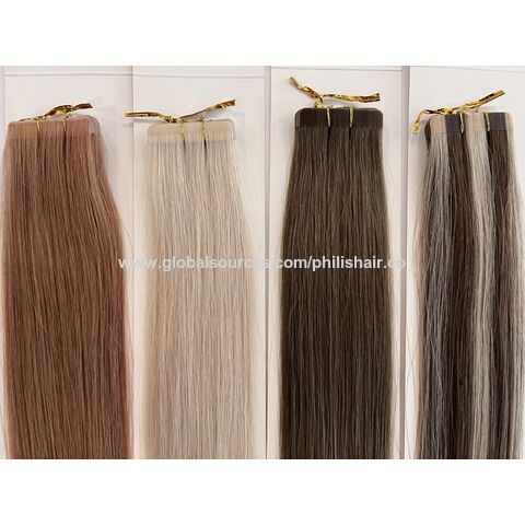 Mini Tape Hair Extensions Double Drawn European Remy Tape In