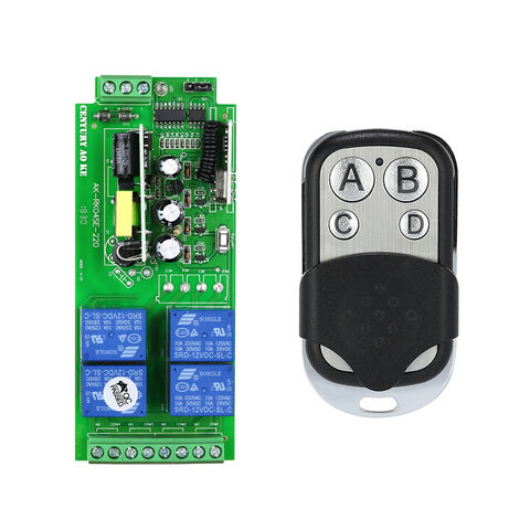 12V 315mhz 30A on off remote control relay switch with 2 water resistant  key fob