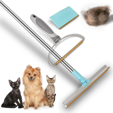 Removedor de Pelos de Mascotas (Perros, Gatos) con Mango Largo, Diseño Nuevo y Alta Calidad, ¡Oferta Caliente para el Hogar!