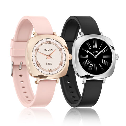 Square dial cheap smart watches ladies