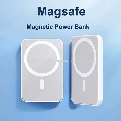 Magnetic Wireless Portable Charger With Phone Stand,10000mah Magnetic  Wireless Power Bank For Iphone Magsafe