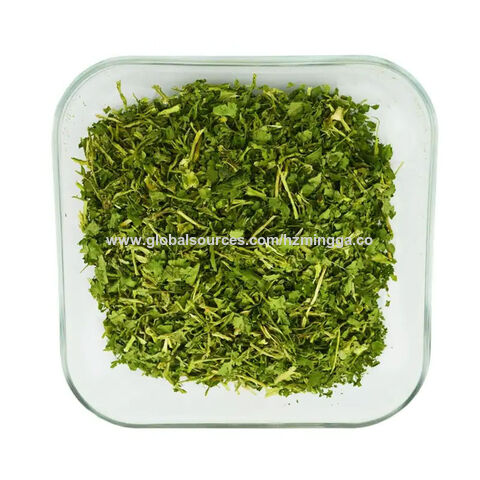 Precio de fábrica al por mayor Hojas de cilantro secas al aire Precio barato Verduras deshidratadas a granel con orgánico for sale at factory direct price