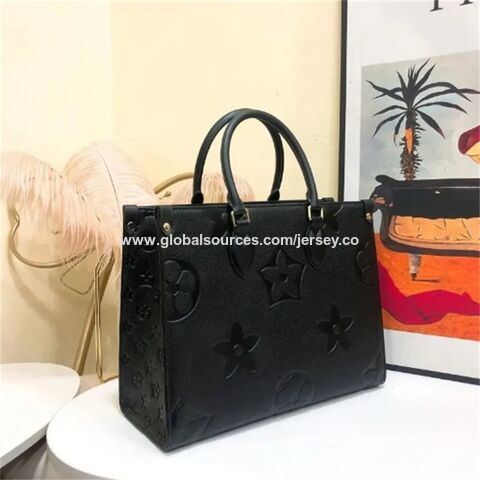 Buy Wholesale China Onthego Large Capacity Totes Fashion Sac Femme Leather  Designers Shoulder Bags Louis Woman Handbag Handle Lady Shopping Bags &  Luxury Bags at USD 35