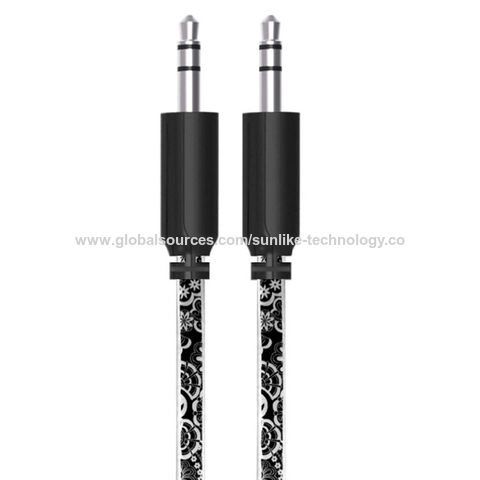 Cable Jack 3.5mm Auxiliar Audio 1.5m Conector Plug Macho A Macho