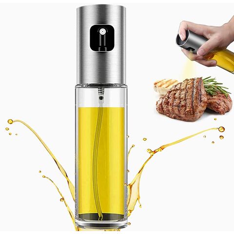 200ML Olive Oil Spray BBQ Cooking Kitchen Baking Olive Oil Sprayer Oil  Spray Empty Bottle Vinegar Bottle Oil Dispenser Salad