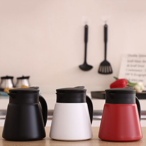 Doppelwandige 0,68L Edelstahl Thermoskanne für Kaffee und Tee - Ideal für Zuhause