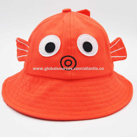 Hot Sale Octopus Shape Cute Cotton Material Bucket Hat For Kids