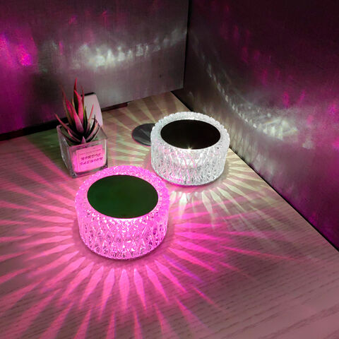 Lámpara de mesa LED inalámbrica portátil lámpara de escritorio táctil  recargable con control remoto brillo ajustable lámpara de mesita de noche  para