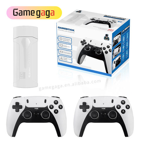 4K M8 HD Game Stick Lite Video Game Console 64GB 10000 Games Retro Game  Console Wireless Controller For GBA PS1 Kids Gift