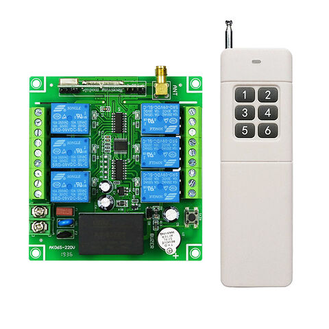 Buy Wholesale China 433.92mhz High Power Transmitter And Receiver Remote  Control Kit For Home Appliance Industrial Garage Door Power Switch Control  & Switch at USD 14.59