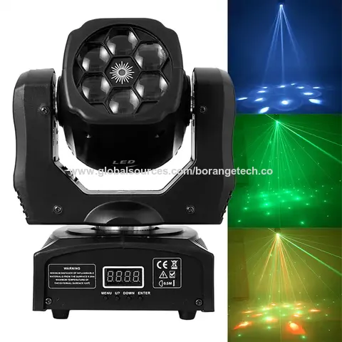 Buy Wholesale China 6x15w Mini Bee Eyes Green Laser Moving Dj Wash Beam  Rgbw Nightclub Wedding Bar Spotlight Dmx Controller Dj Disco Light Party &  Moving Head Lights at USD 89.9