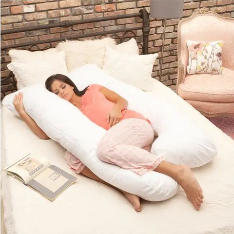 Comprar Almohada de apoyo para dormir en forma de U suave extraíble  multifunción para el cuerpo de mujeres embarazadas