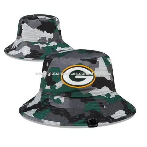 High Quality Nfl Brand Camouflage Bucket Hat Cotton Material Fishing Hat  With Green Bay Packers 3d Embroidery Logos - Expore China Wholesale Bucket  Hat and Hat, Fishing Hat, Fisherman Hat