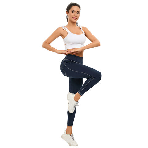 Custom Design Nylon Spandex Womens Active Wear Flex Fitness Yoga Leggings -  China Yoga Pants and Fitness Pants price