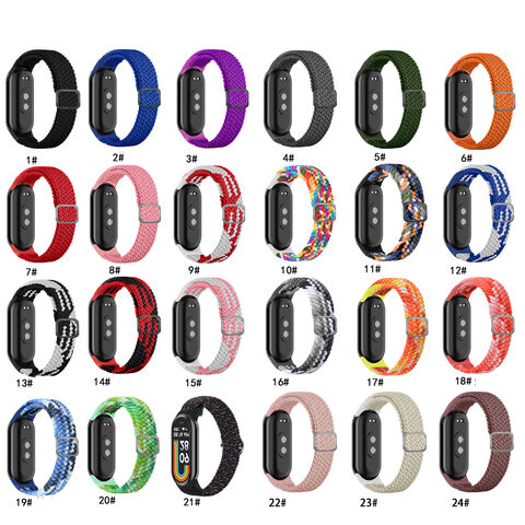 Buy Wholesale China Popular Design Replacement Nylon Mi Band 8 Sports Watch  Band Bracelet Belt Strap For Xiaomi Mi Band 8 Wristband & Watch Band Strap  Accessory at USD 0.68