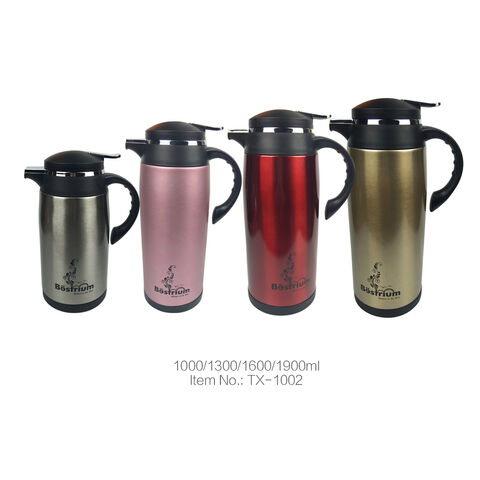 Thermos 1L Glass Lined Carafe - Black