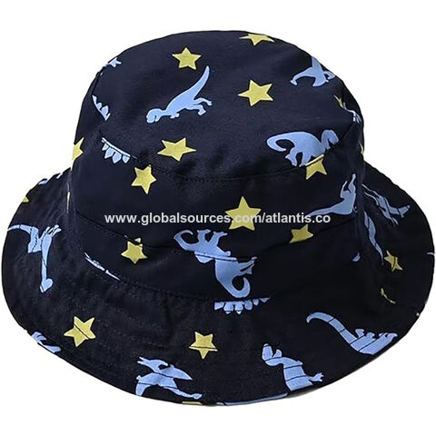 Custom New Design Adjustable Size Colorful Baby Toddler Sun Hat Plain  Polyester Cotton Children Kids Bucket Hat with String - China Caps and Cap  Hats price