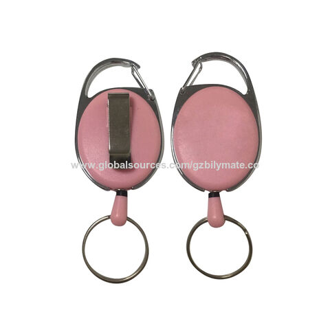 Oval Shape Retractable Badge Holder with Clip - China Badge Strap