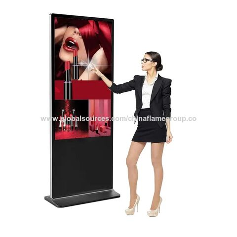 Buy Wholesale China 4k Touch Screen 40 50 55 65 Inch Floor Stand Lcd  Digital Signage Player And Displays Advertising Display Kiosk For  Supermarket & Lcd Display at USD 436