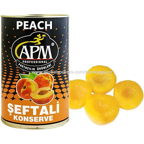 Pêches au sirop APM pour le secteur alimentaire et les industries telles que la pâtisserie, la confiserie et autres for sale at factory direct price