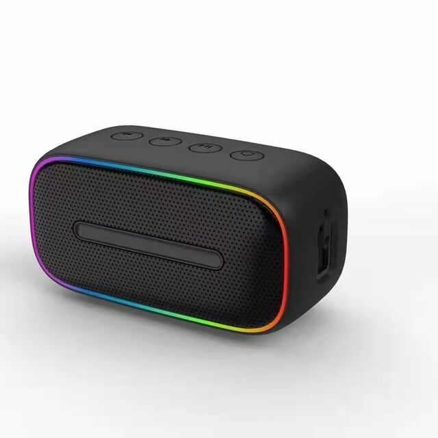 Altavoz Bluetooth Inalámbrico Q40 IPX7 Impermeable Sonido Estéreo, Altavoz Portátil TWS con TF, AUX y RGB