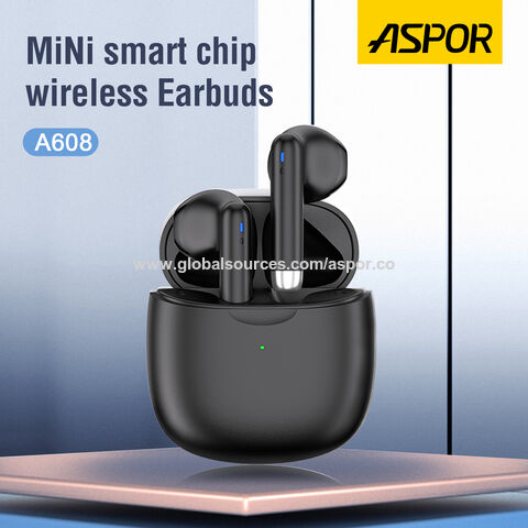 ASPOR A608 TWS BT 5.1 Kopfhörer Kopfhörer Ohrhörer Musik Anruf HIFI Sound TWS 2023 neues Produkt MINI Wireless Kopfhörer for sale at factory direct price