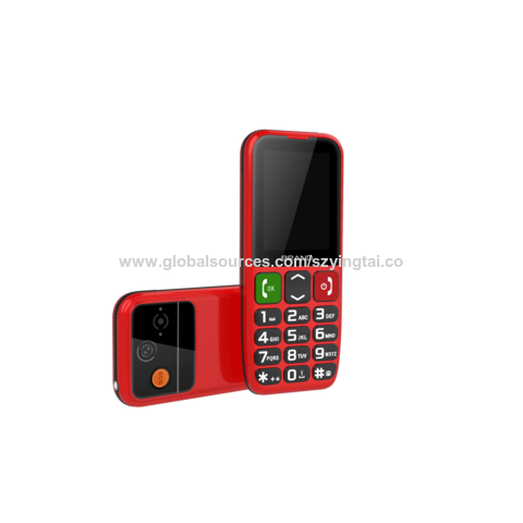 Téléphone Portable 2G pour Personnes âgées débloqué, écran HD 2,4