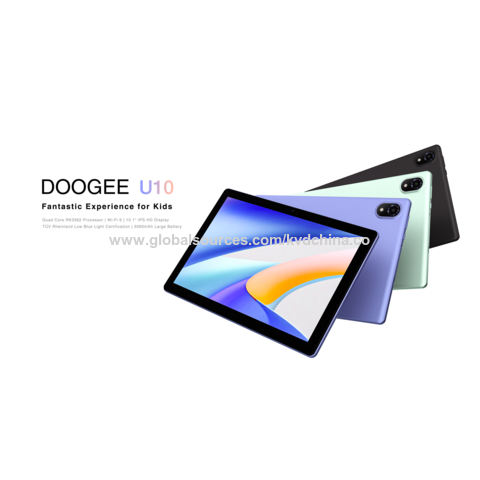 DOOGEE T10 Android Tablet 2023, 10.1 FHD+ Android 12 Tablet, 15GB+128GB  Octa-Core Gaming Tablet, 8300mAh Battery 2.4G/5G WiFi Tablet, TÜV Low