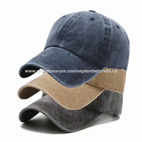 Buy Wholesale China High Quality 100% Cotton Denim Baseball Cap