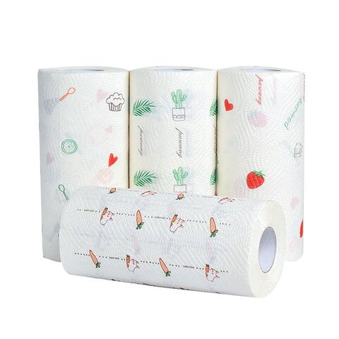 Achetez en gros Papier Essuie-mains Jumbo En Rouleau/rouleau De Cuisine  Imprimé Personnalisé Chine et Papier De Serviette De Cuisine à 0.22 USD