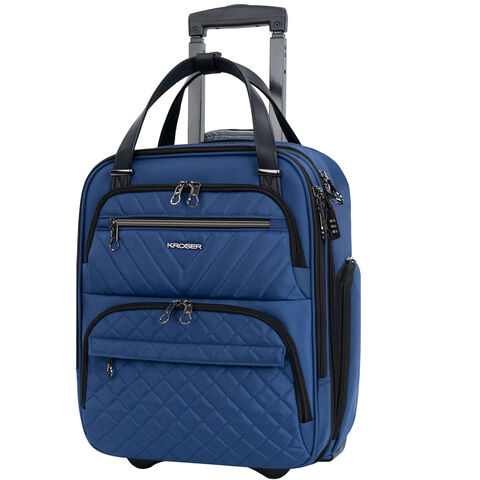 Carry On Underseat Multifuncional, 16-inch Underseater Ligero Maleta de noche para hombres, Haze Blue for sale at factory direct price