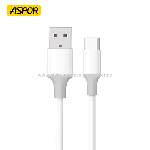ASPOR A128 5A Portable Charge Rapide Transfert Communication Mobile Téléphone Portable Micro À Éclairages Type-c Données USB Câble
