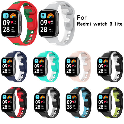 Buy Wholesale China New Design Redmi Watch 3 Lite Silicone Rubber Sports  Watch Band Strap For Redmi Watch 3 Lite Active Belt Bracelet & Watch Band  Strap Accessory at USD 0.83