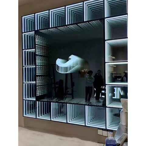 Meilleur prix Nouveau plancher de danse à LED miroir infini 3D, scène de danse à LED, panneau de danse à LED, lumière de danse à LED