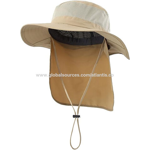 High Quality Outdoor Camping Fishing Orange Bucket Hat Uv Protection Neck  Shade Flap Hat Cap With String Quick Dry Sun Hat - Expore China Wholesale  Bucket Hat and Hat, Fishing Hat, Fisherman