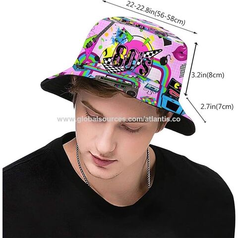 Buy Wholesale China Fashion Retro 80s 90s Bucket Hat For Men Women
