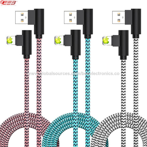 iPhone Charger Cable Lightning Cable [Apple MFi Certified] (Grey) Charging  USB Syncing Data Nylon Braided Cord Compatible with iPhone 14/13/12/11 Pro
