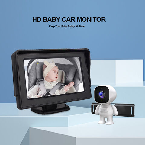 4.3' HD Baby Car Back Seat Foldable Screen Monitor Rear View