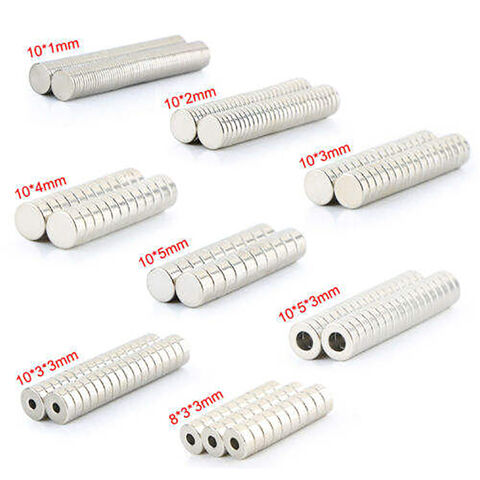 20 × 10mm X 1mm Rare Earth Magnets Round Discs -Neodymium N50 - Foto 9